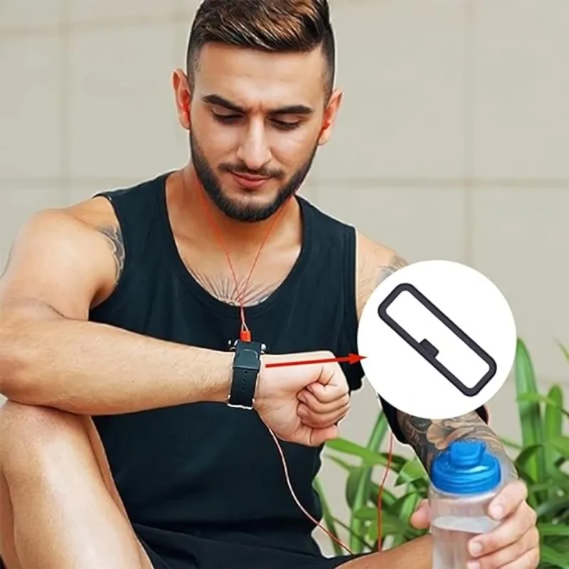 Garmin Fenix ??7/6/5 Forerunner 245/945X 실리콘 밴드 키퍼 리테이너 홀더 루프 용 시계 밴드 패스너 링 교체