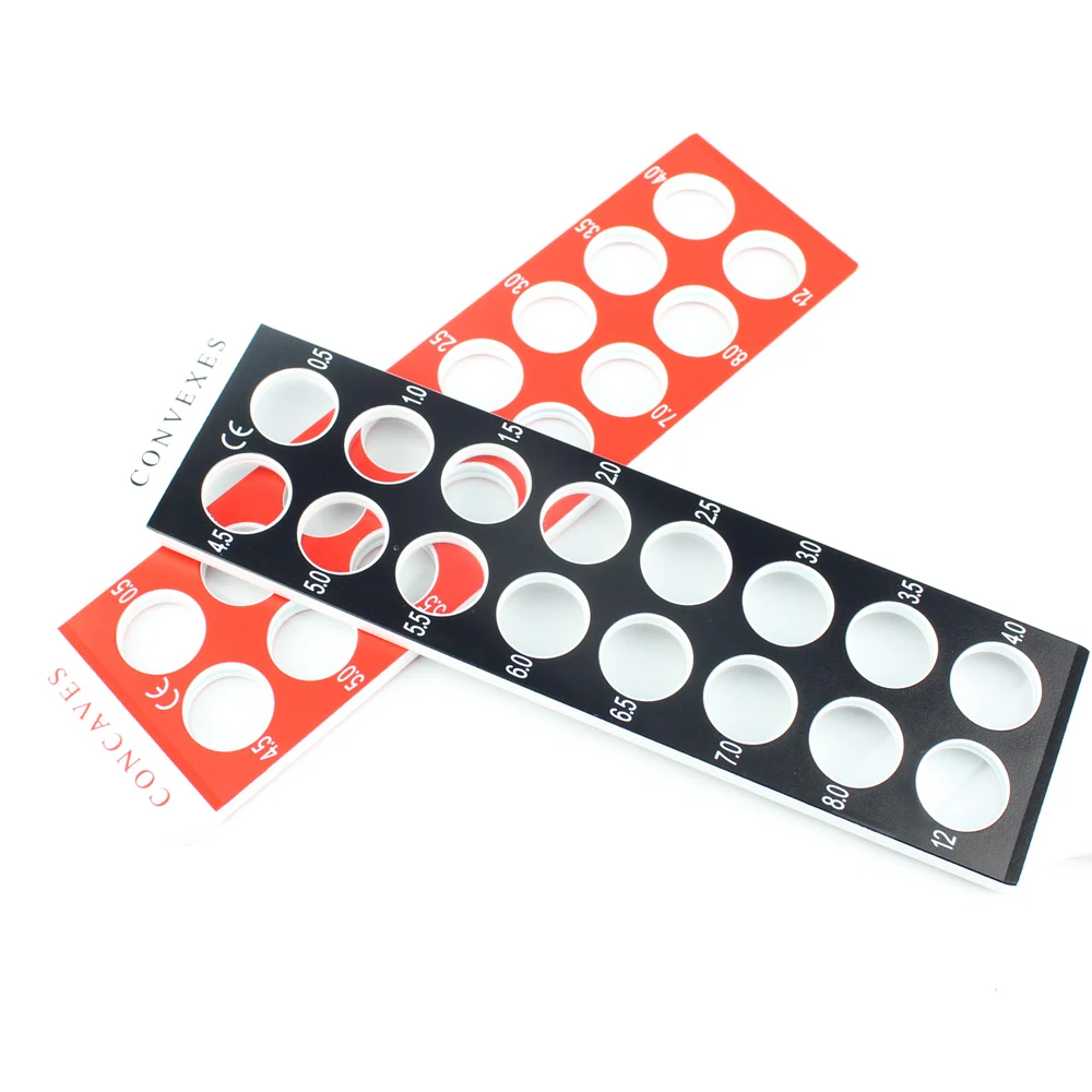 Ophthalmic Retinoscopy Lens Rack Set Optical Instrument 32 Lenses Aluminum Storage Case