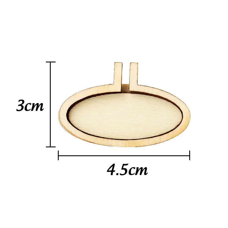 1Pcs Mini Embroidery Hoop Small Wooden Mini Crossing Stitch Fixed Frame  Round Shaped Mini Wood Hoop Ring DIY Pendant Crafts - AliExpress