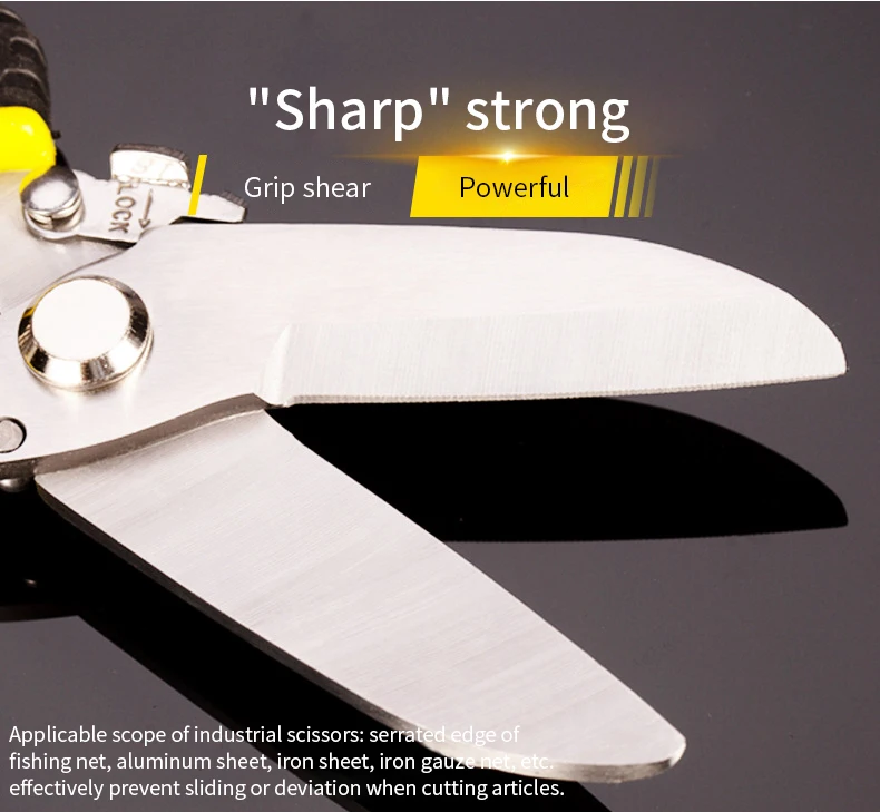 Description Picture 5 of itemIndustrial Scissors Metal Scissors Cut Stainless Steel Steel Wire Aviation Shears Aluminum Gusset Shears Professional Hand Tools