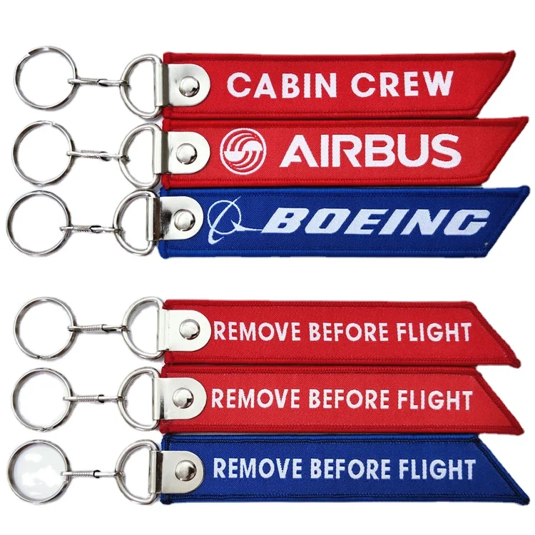 Handmade Doll Keychain Airbus Boeing Airliner Aircraft Motorcycle Luggage Tag