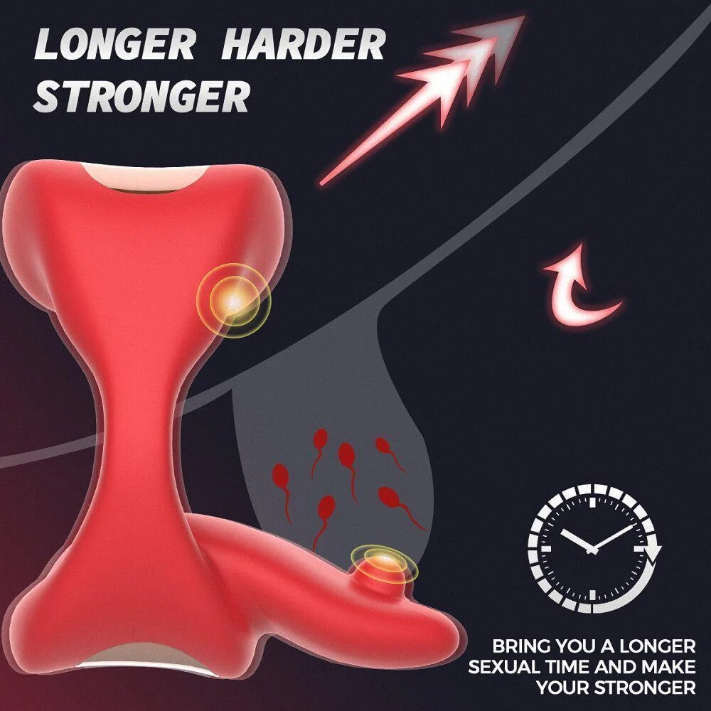APP Control Vibrating Men Cock Penis Ring 3