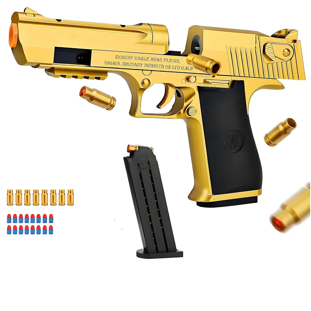 Shell Ejection Desert Eagle Toy Gun for Kids