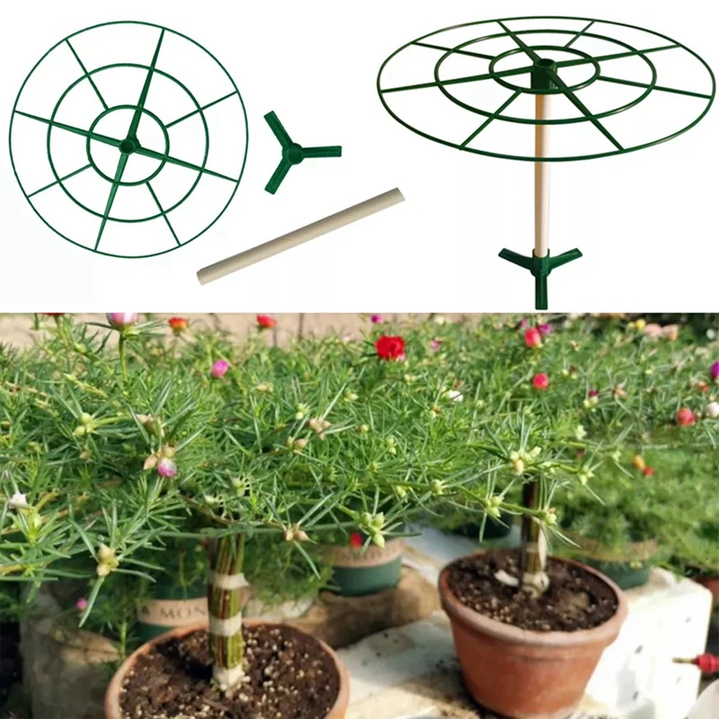 5Pcs Round Plant Support Frame Vegetable Strawberry Stand Scalable Used for Household DIY Gardening Tools Plant Flower