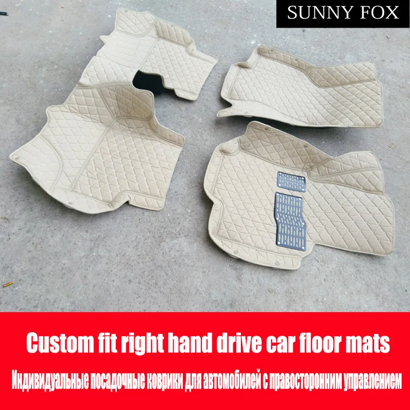 

Right hand drive / RHD / UK Car floor mats for Land Rover Range Rover L405 Sport Evoque Land Rover Discovery 3/4 car styling flo