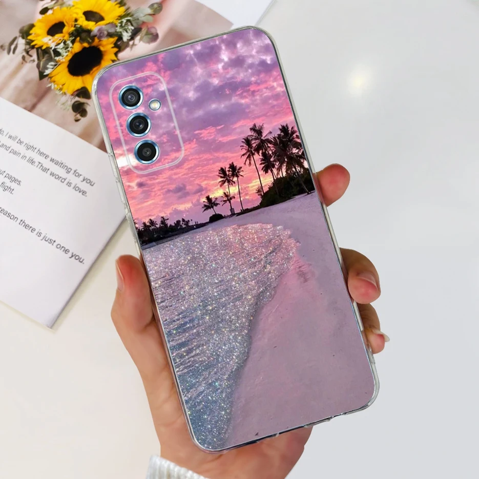 Stylish Clear Silicone Phone Case with Fashion Print Design