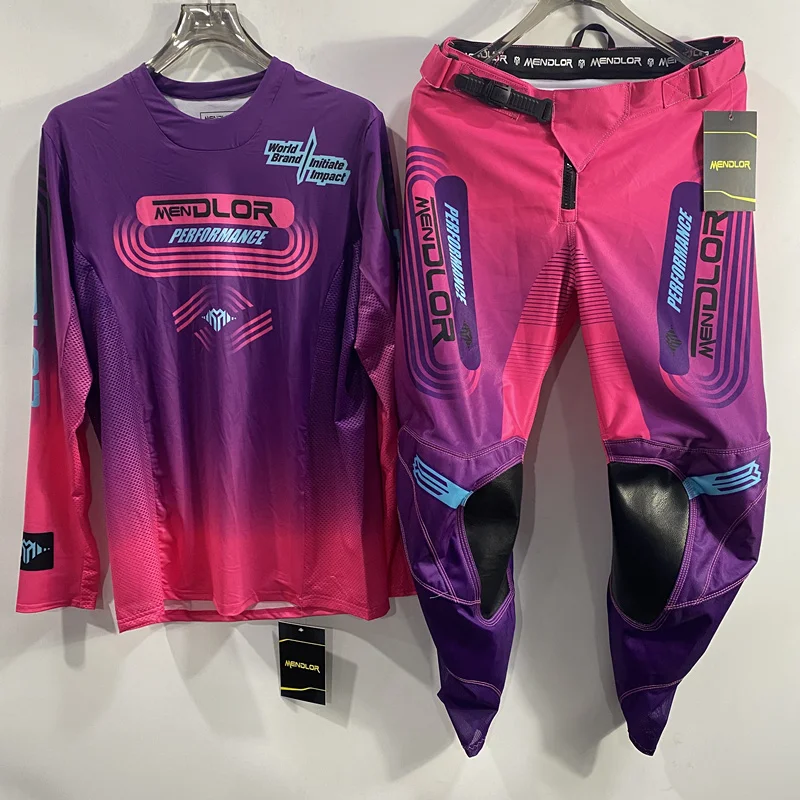 MENDLOR new off-road motorcycle racing suit, mountain bike riding set, breathable quick drying riding suit
