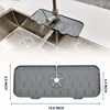 Kitchen Gadgets Silicone Faucet Absorbent Pad Shelf Sink Splash Catcher Countertop Protective Mat Bathroom Drain Mat Acceesories 5