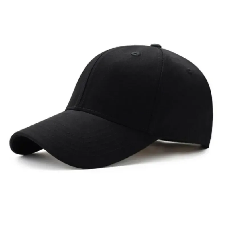 Men Women Fashion Casual Simple Baseball Cap Solid Color Cotton Hat Black Pink White Wine Red Blue Snapback Best Selling