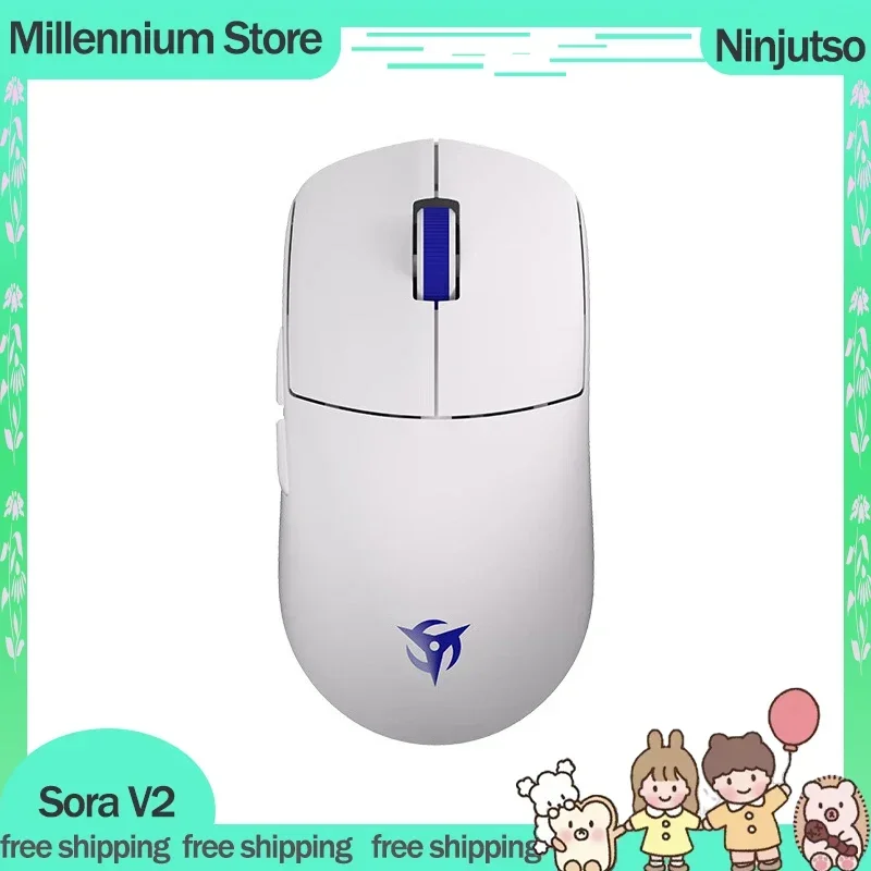 Ninjutso sora v2 gamer maus 2 modus usb 2,4g drahtlose mäuse 
