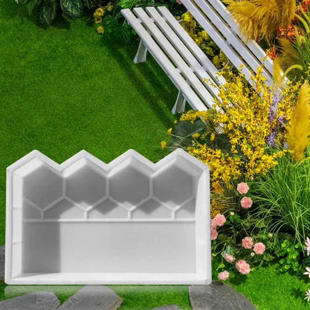 Guardrail Cement Mold Easy to Use Cement Mold Reusable Brick for Garden Fence Patterns Home Decoration Guardrail