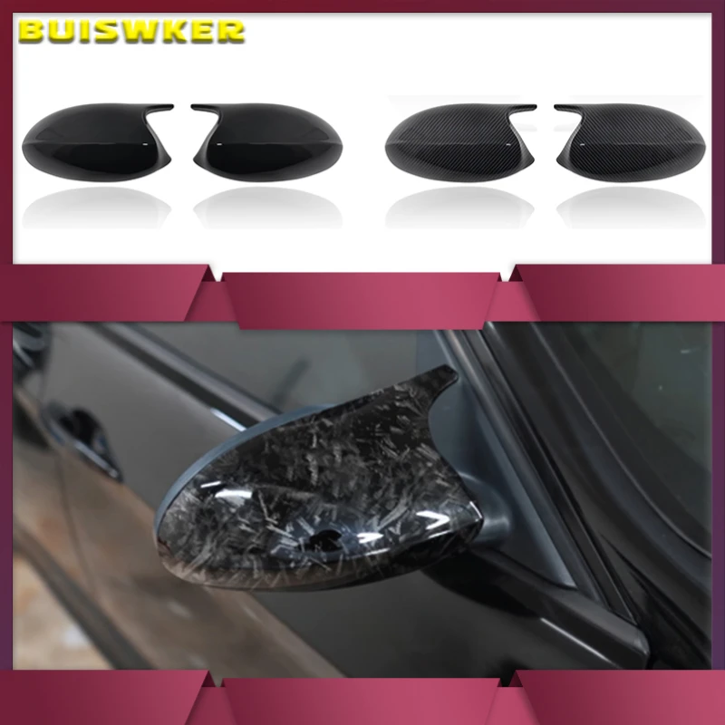 2Xmirror Cover E90 Car Side Door Retrovisore Side Mirror Cover Cap Per Bmw E90 E91 2005-2007 E92 E93 2006-2009 M3 Style E80 E81 E87