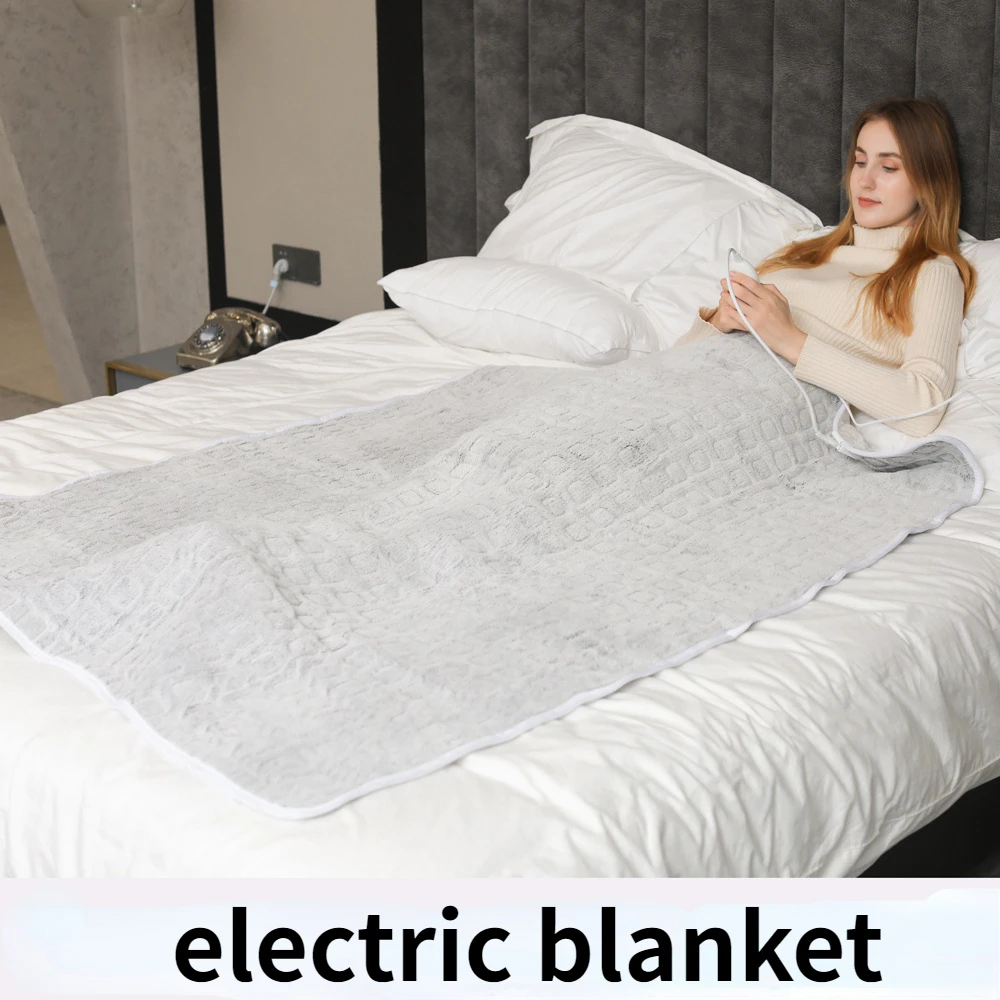 European Standard Electric Blanket 110V Heating Blanket Nap Quilt Flannel Electric Blanket  Body Warmer 152x127cm Heated Blanket