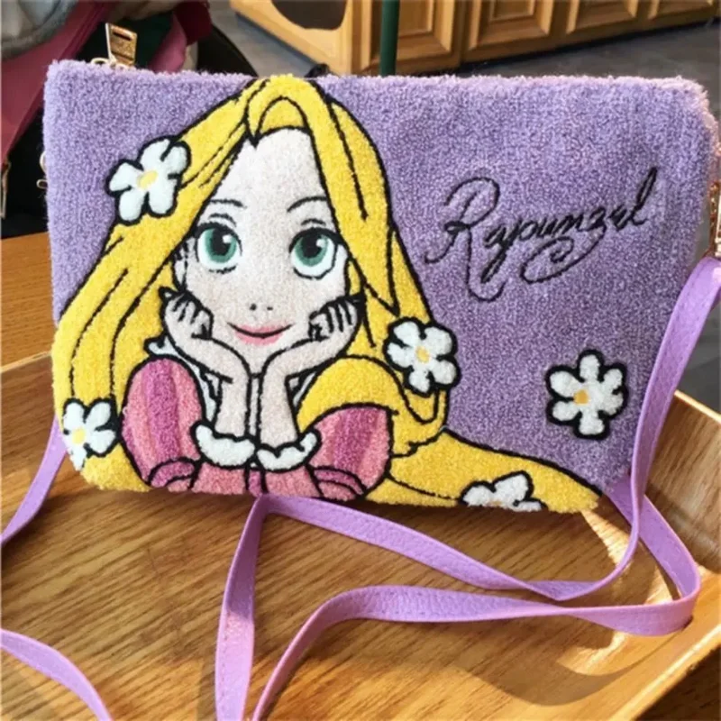 

Disney Princess Shoulder Bag for Women Girls Cute Makeup Bag Portable Designer Luxury Ladies Corssbody Bags Purse Free Shipping