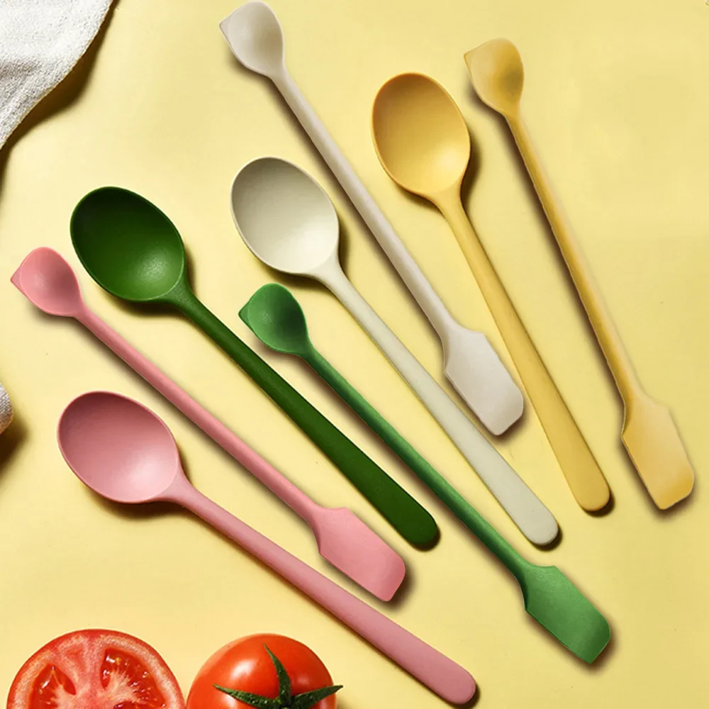Silicone Spoon 2/8Pcs Heat Resistant Easy To Clean Non-stick Kitchen Tools