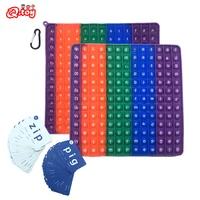 Children CVC Word Spelling Game Silicone Fidget Table Game Language Toys English Early Learning Educational Montessori Kid Toys 1