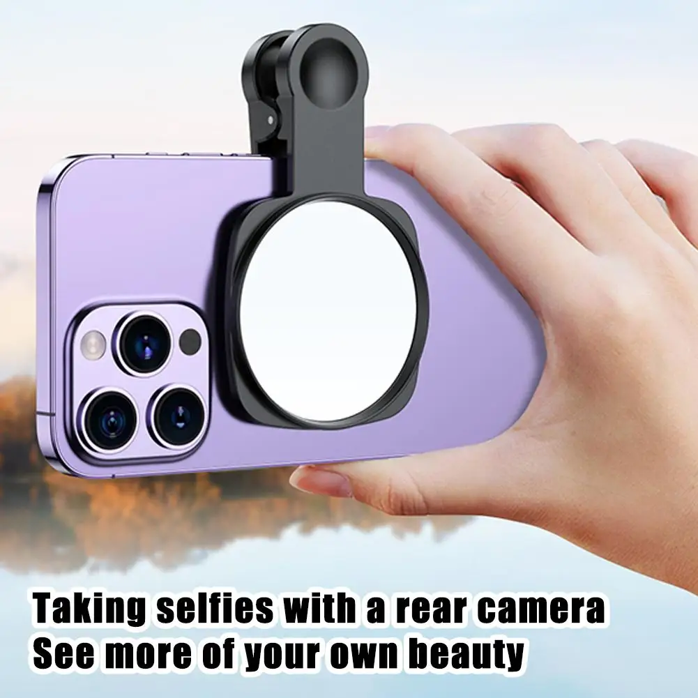 Smartphone Camera Lens Selfie Mirror Clip Kit For IPhone Smartphone Live Streaming Photo Video Selfie Vlog Accessories