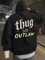 Men’s Thug Life Outlaw Streetwear Hoodie