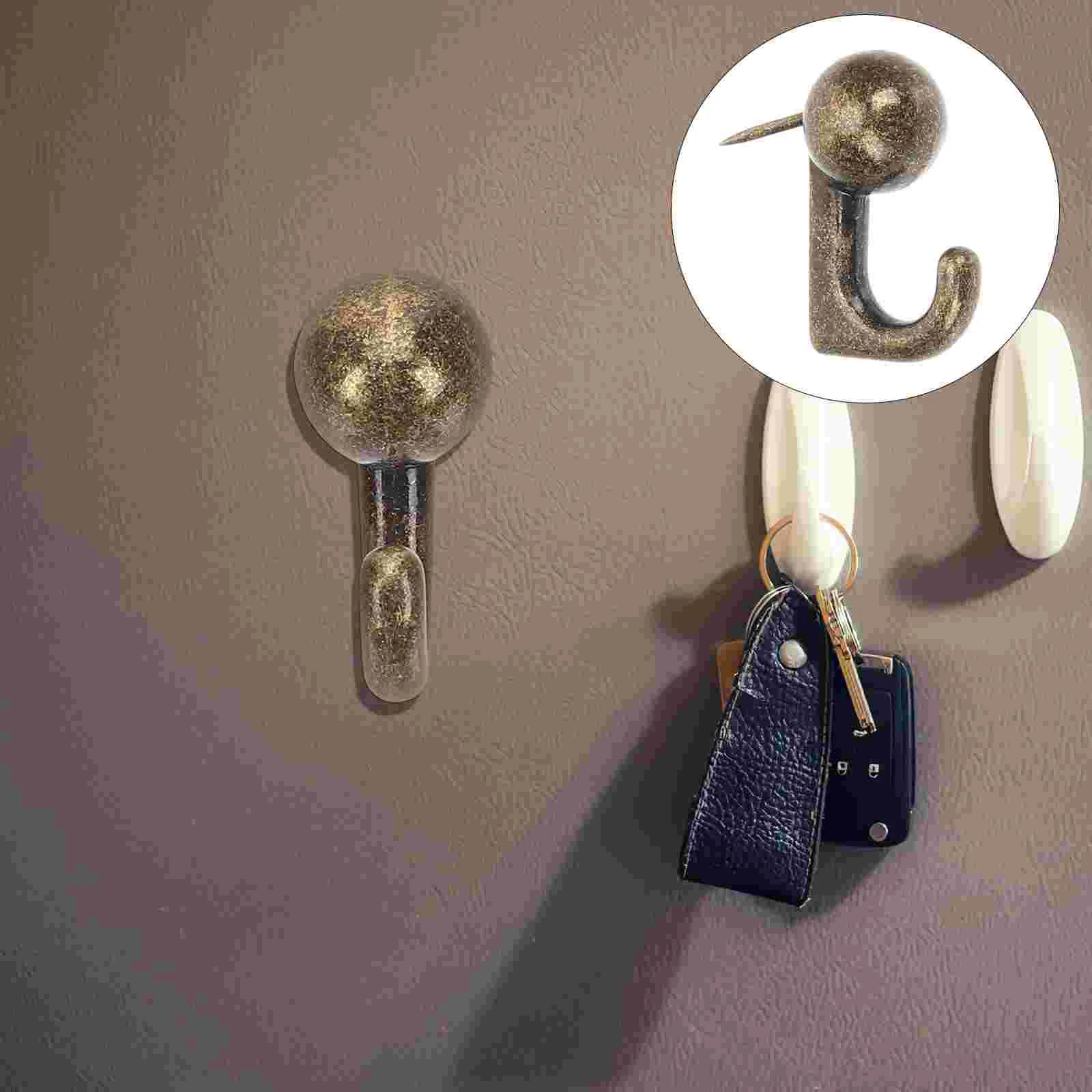 30 Pcs Zinc Alloy Hook Nail Push Pin Thumb Tack Picture Hanging Wall Tacks Cork Board Pins Office Binding Supplies Decorative