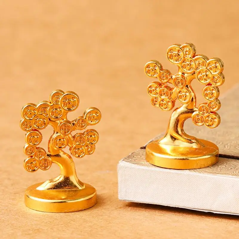 Feng Shui Auspicious Fortune Tree Small Ornaments Spring Festival Mascot Desktop Ornaments Car Home Decoration Crafts