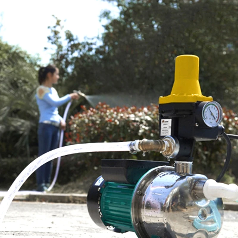 

Automatic Water Controller Water Booster Pressure with Gauge 10A 220V-240VAC Water Pressure