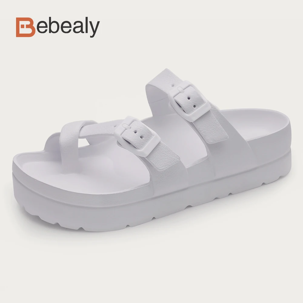 SALIGNA Women's Platform Clogs – Adjustable Buckle Non-Slip Sandals, Slip-On Garden & Beach Shoes - View #5