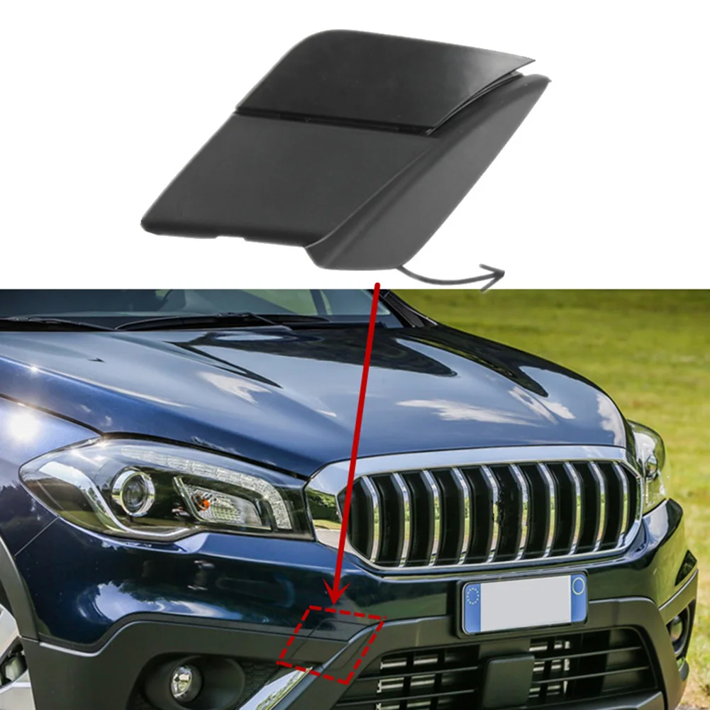 Front Bumper Tow Hook Cover Trailer Cap For Suzuki S-Cross SX4 S Cross Facelift