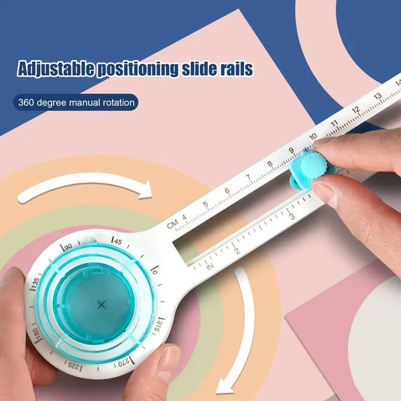 Hot Sale New Round Cutting Knife DIY Compass CircleCutter Scrapbooking Cutters Circular Paper Scrapbooking Cards Cutters