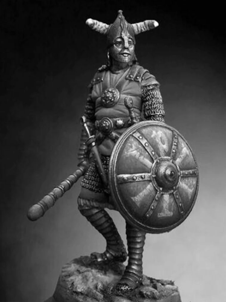 Unmontierter 1/32 54 mm alter Ritterständer (MIT BASIS) Miniaturmodellbausätze aus Kunstharz, unbemalt