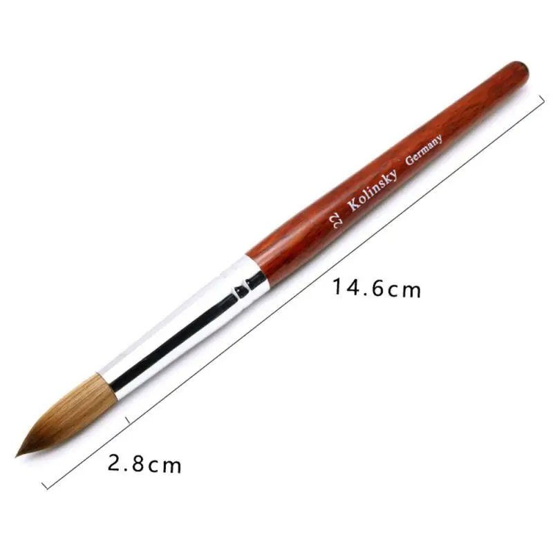 Soft Smooth And Delicate Kolinsky Nail Brush Manicure Mink Brush Light Therapy Painted Pull-line Pen Nail Drawing