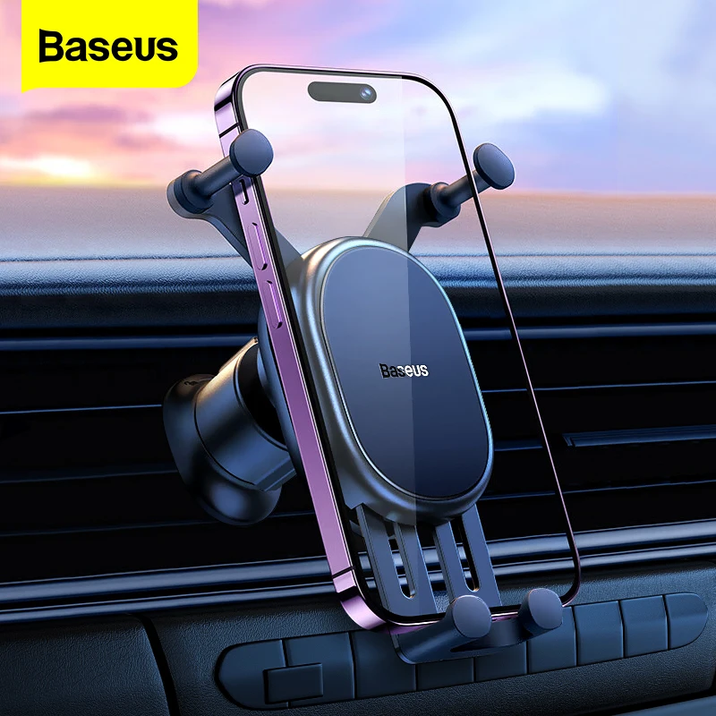 BaseusGravityCarPhoneHolderAirVentUniversalStandForMobile