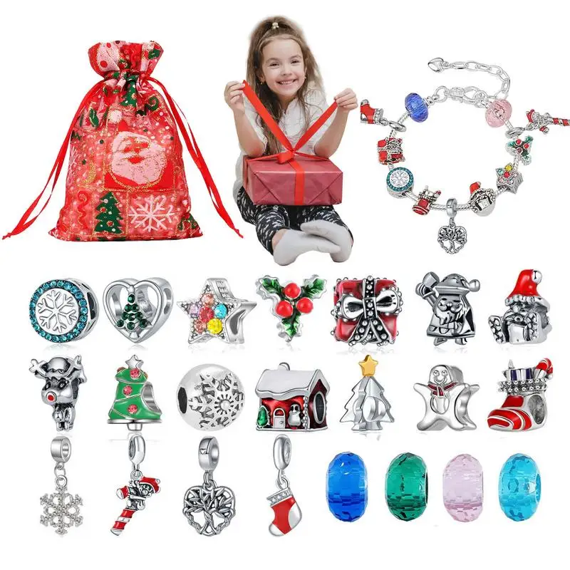 

24 Days DIY Christmas Bracelet Decorative And Creative DIY Bracelet For Christmas Christmas Gifts For Girlfriends Daughters