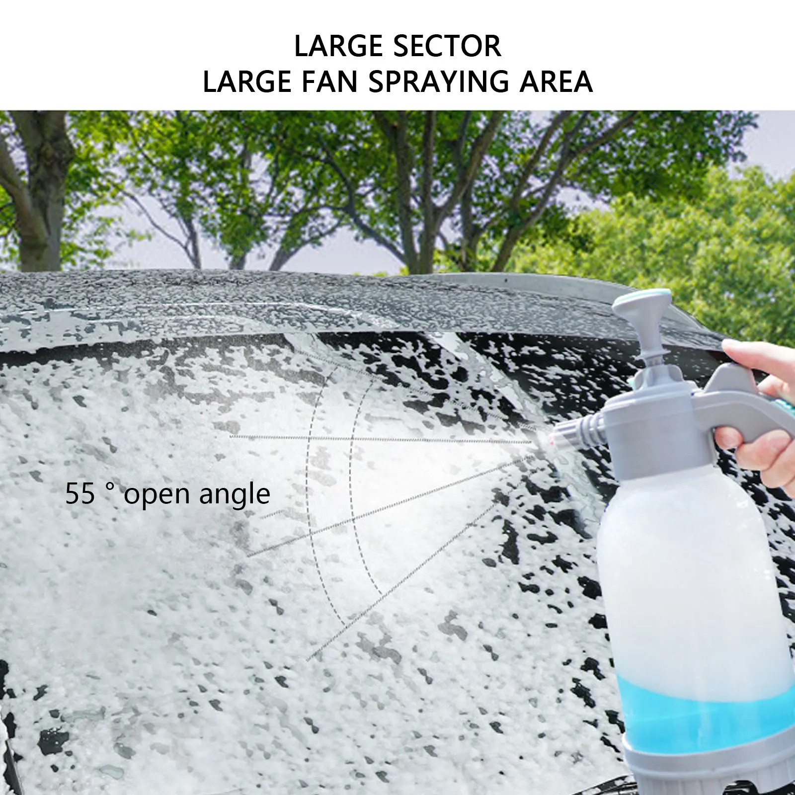 2l Schaums prüh gerät Auto waschanlage Hochdrucks eifen reinigungs werkzeug  Garten wasser flasche automatische Düsen bewässerung Auto wasch zubehör -  AliExpress