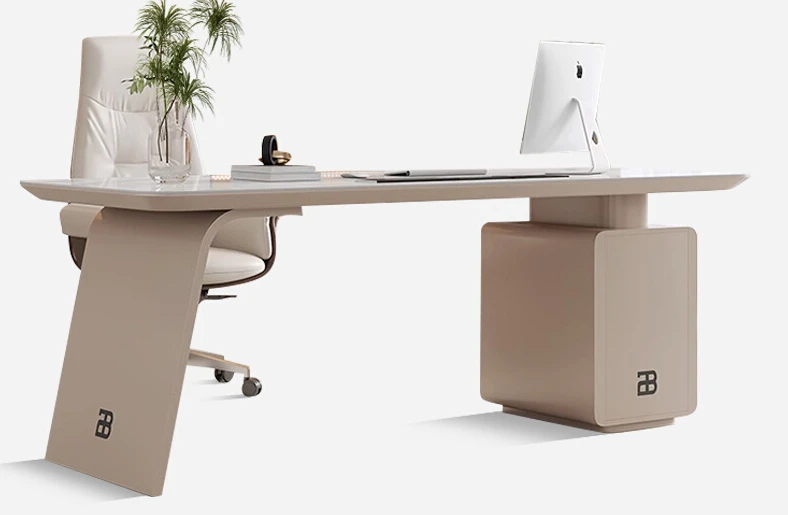 

Computer desk, home bedroom, study desk, modern minimalist designer, advanced sense consulting office desk