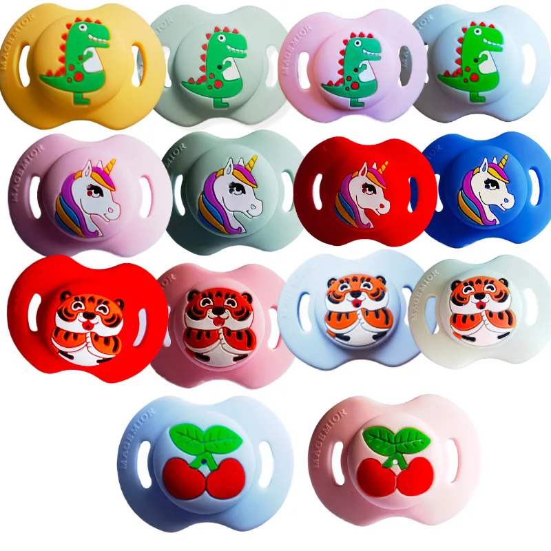 Silicone Orthodontic Soother Pacifier Pacifiers Babies Teeth Baby