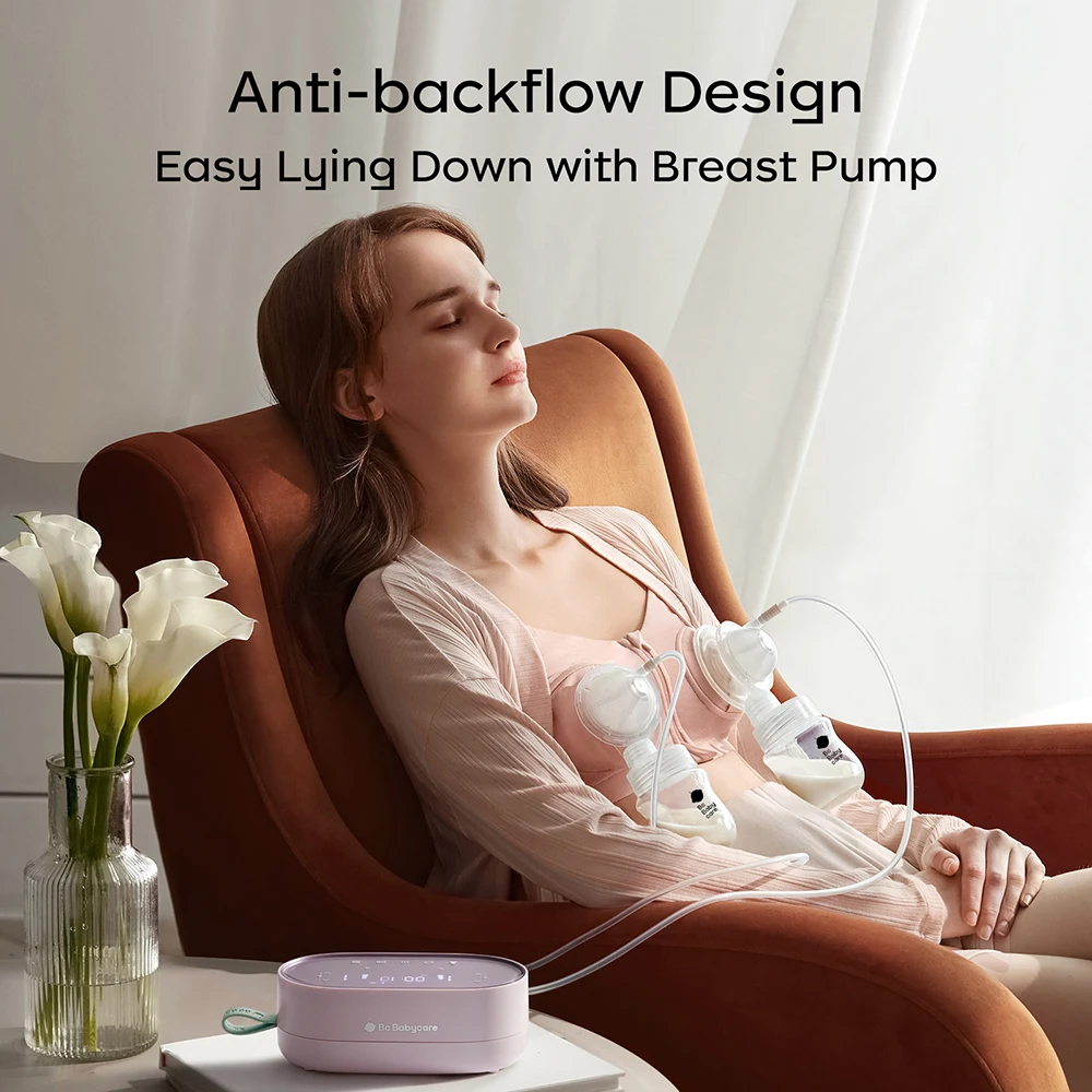 Bc Babycare Portable Double Electric Breast Pumps USB Chargable Silent Milk Extractor Automatic Milker Comfort Breastfeeding