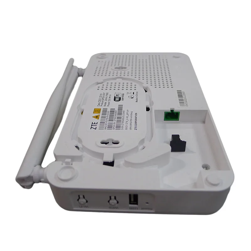 taquanani Wersja angielska Z T E ZXHN F660 GPON ONT anten 4GE LAN 5