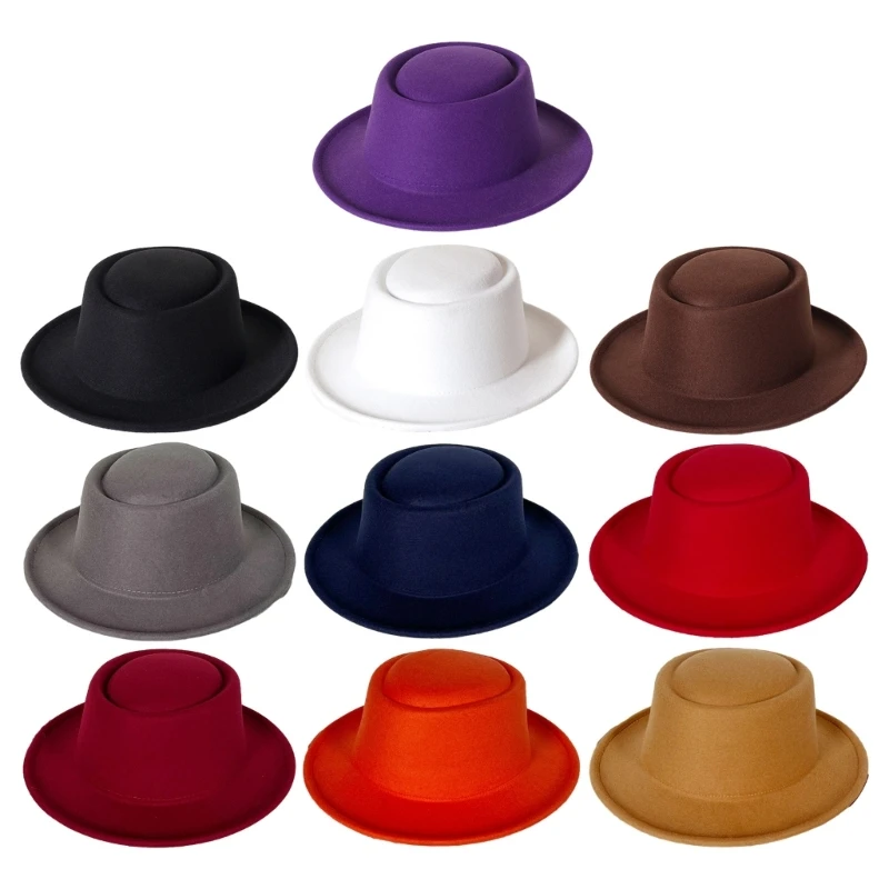 

Винтажная шляпа Федора, хлопковая ковбойская шляпа с короткими полями в стиле вестерн, универсальная трилби