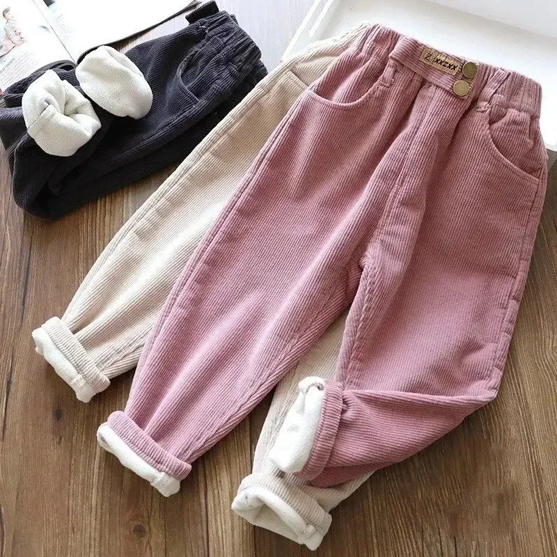 Kids Corduroy Winter Pants 1