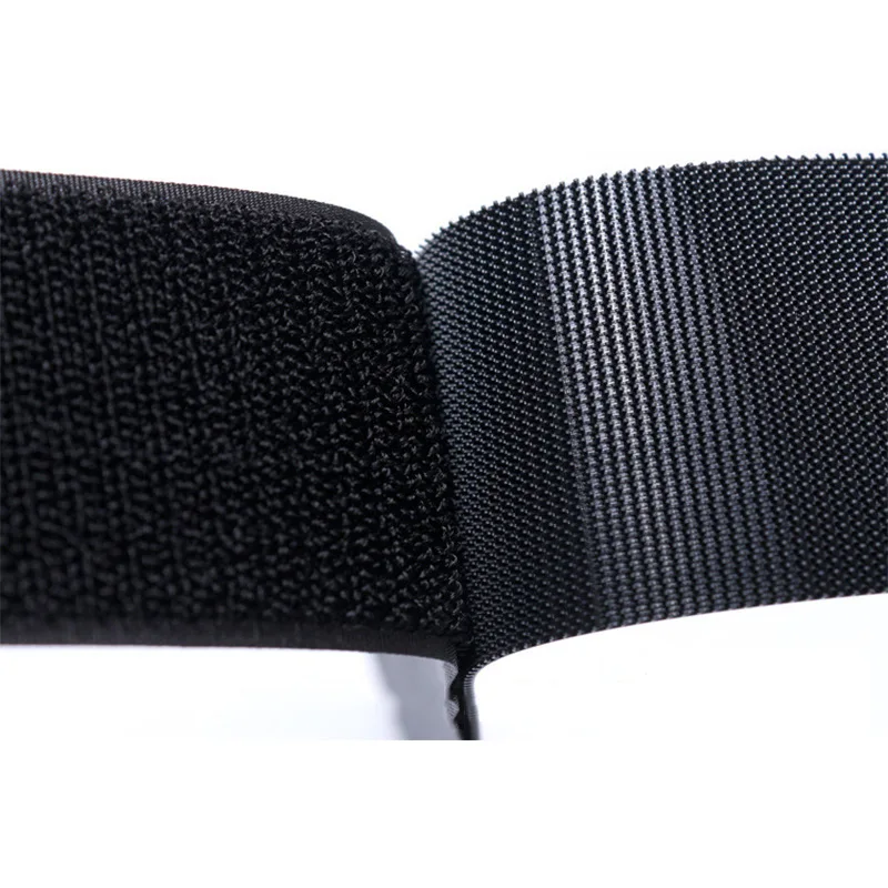 1 M/pair Naai Op Klittenband Strips Zachte Veilige Niet-Lijm Sluiting Haak Lus Tape Nylon Grijpende Tape voor Naaien Accessoire