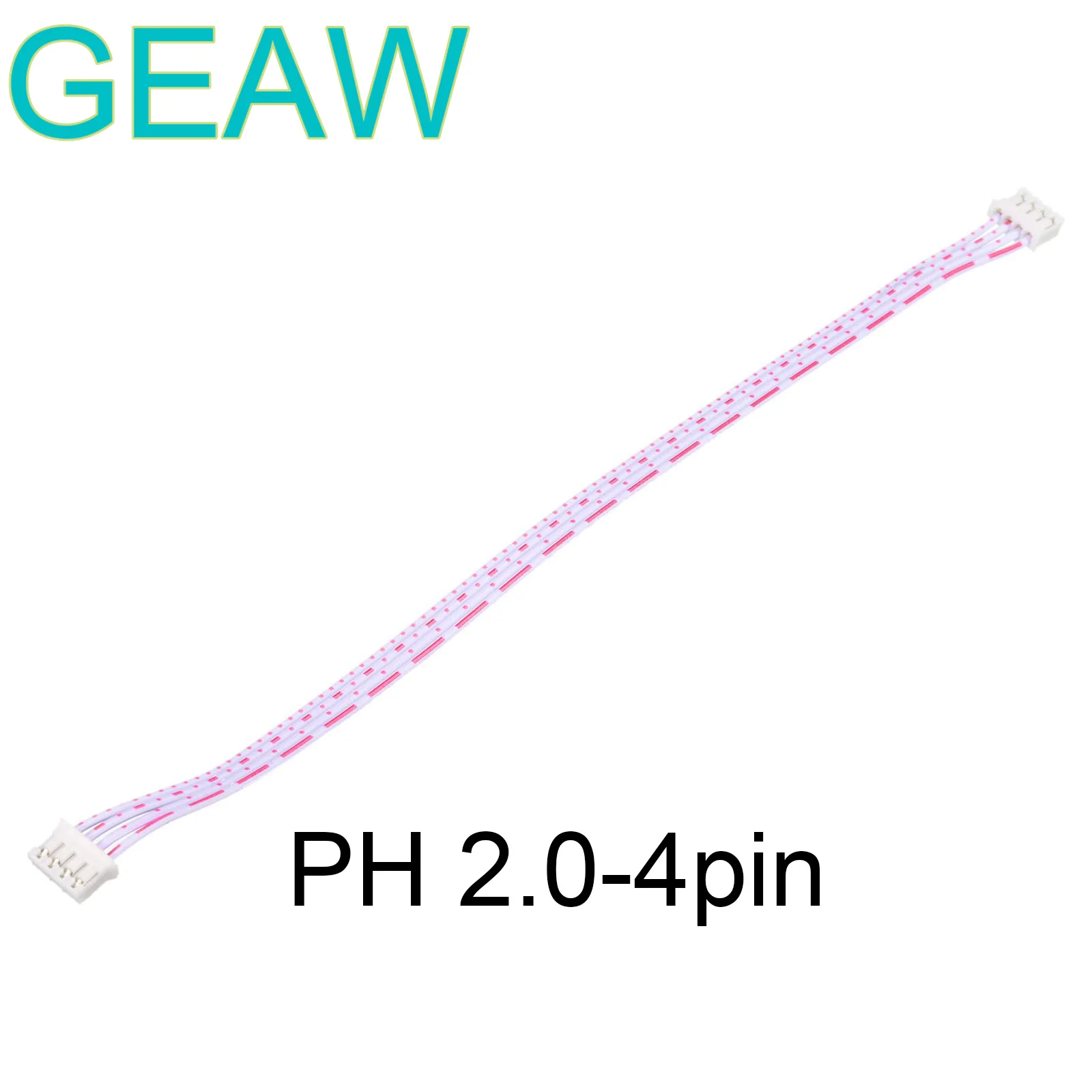 10pcs PH 2.0 4 Pins Double Female Connector Plug  Tiny Micro Electrical Connectors with 20cm Wire Cables for Electrical Applianc