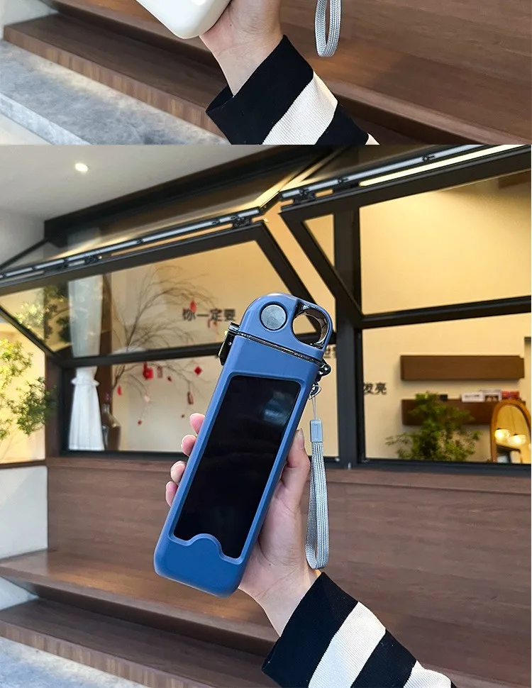 New Rectangular Creative Netflix Lighter Water Cup Ins High Quality Wicker Cup Portable Drop-Proof Gift Water Bottles For Girls 37 New Rectangular Creative Netflix Lighter Water Cup Ins High Quality Wicker Cup Portable Drop-Proof Gift Water Bottles For Girls