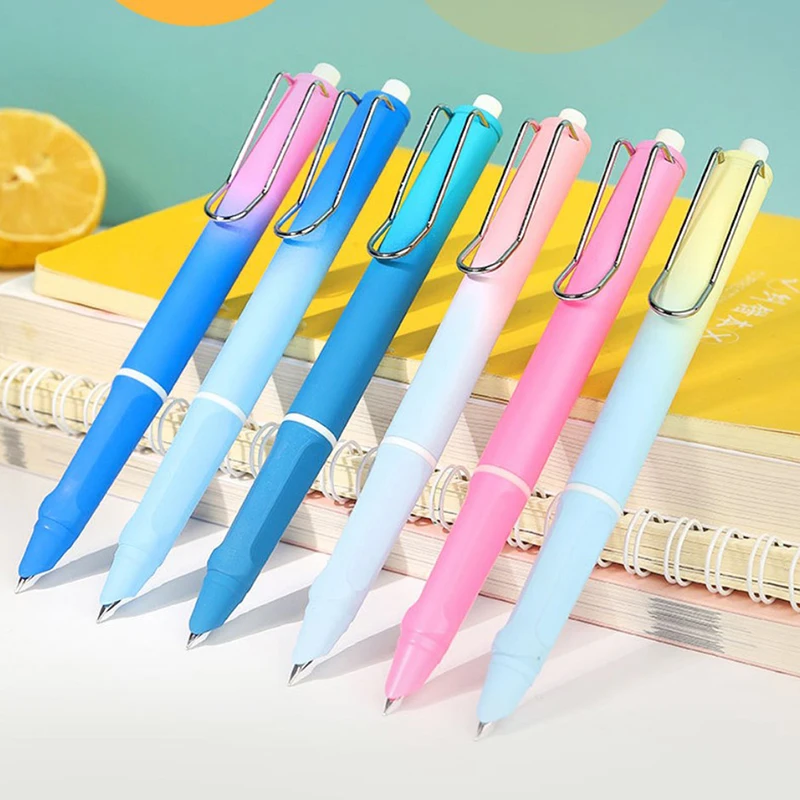 

1PC Press Type Fountain Pen Calligraphy Multi-function Pen 0.38mm Business Stationery Office School Supplies