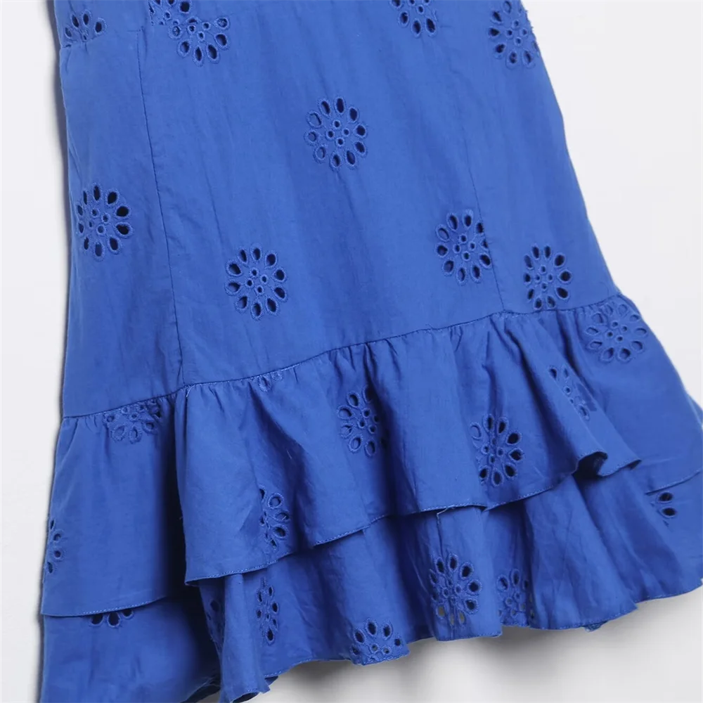 Spring New Women's Fashion and Elegance Slim Fit Versatile Layered Decorative Short Strap Dress