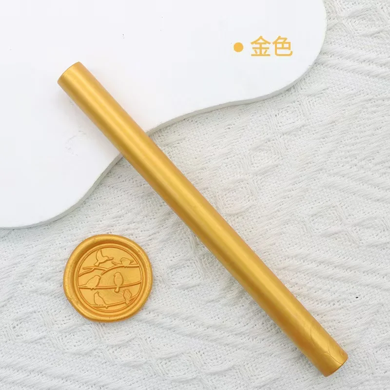 5PCS Round Sealing Wax Sticks for Glue Gun 11MM Mixed Seal Stamp Wax Stickers Making Tool Accessory Scrapbook Hobby Wedding