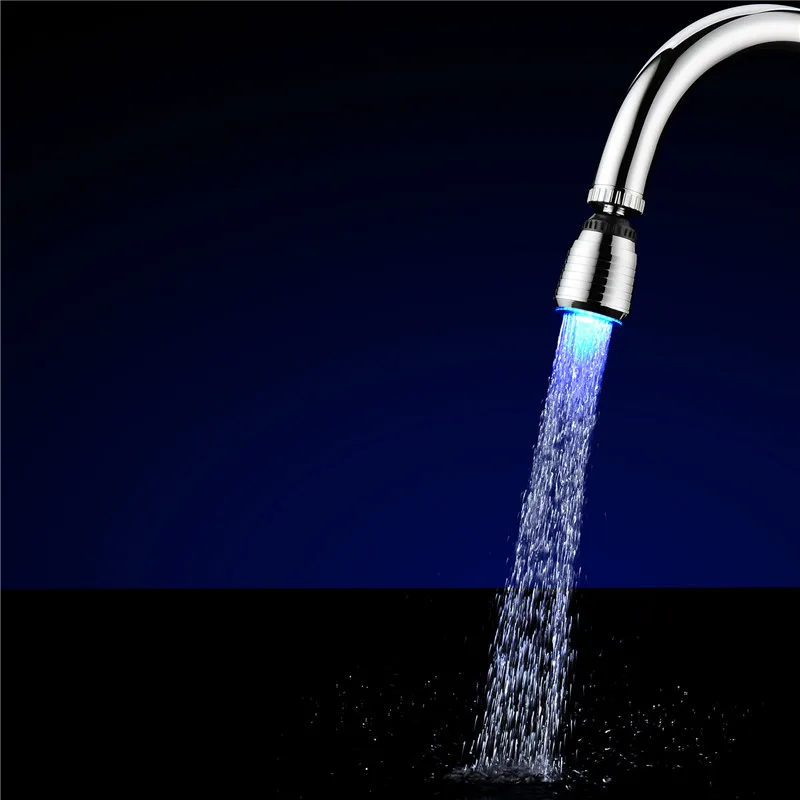 

Chrome LED Faucet Light Aerator with Temperature Sensor 3 Colors