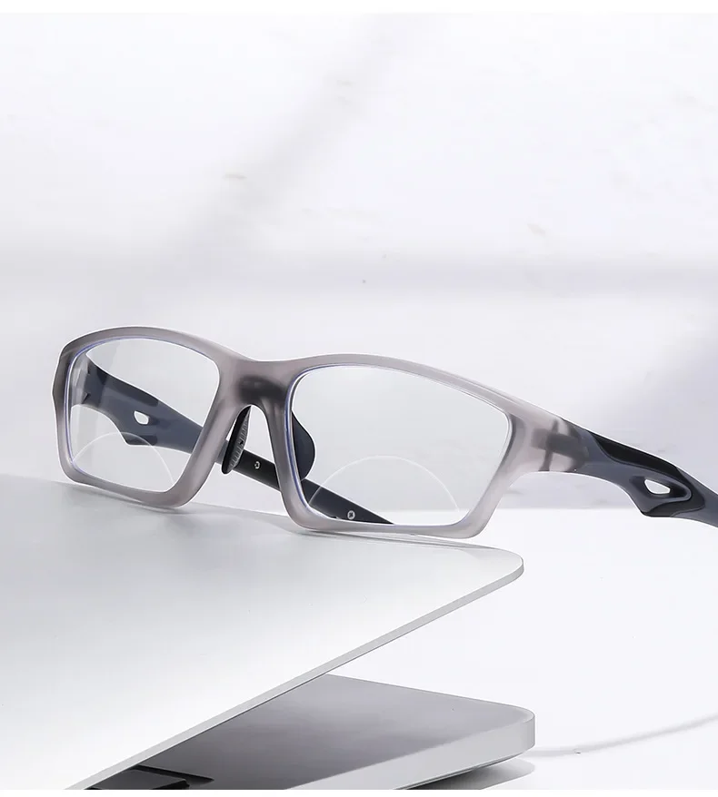 Sportliche Bifokal-Lesebrille für Herren, photochromatisch, Anti-Blaulicht, +1,0 bis +4,0, TR90-Gestell, hochwertige Lesebrille – Detail 14