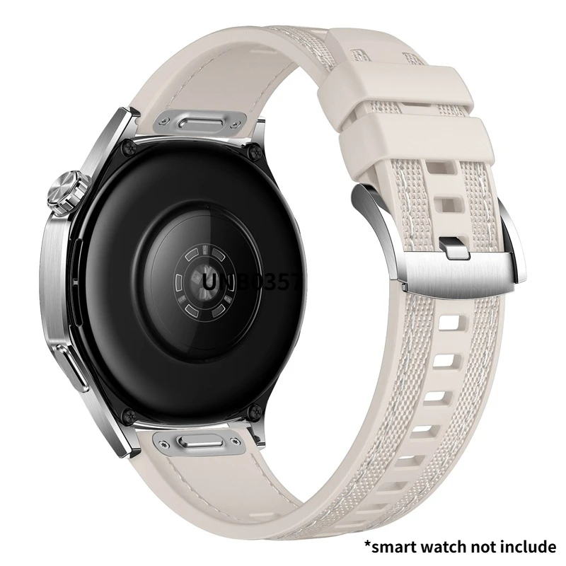 Universal 22mm Nylon Silicone Sport Strap with Quick Release Feature