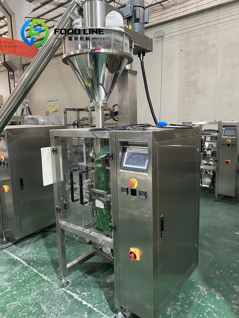 Linea di Produzione Industriale per Confezionamento Polveri con Protezione da Sovraccarico e Funzione di Arresto Automatico - immagine 5