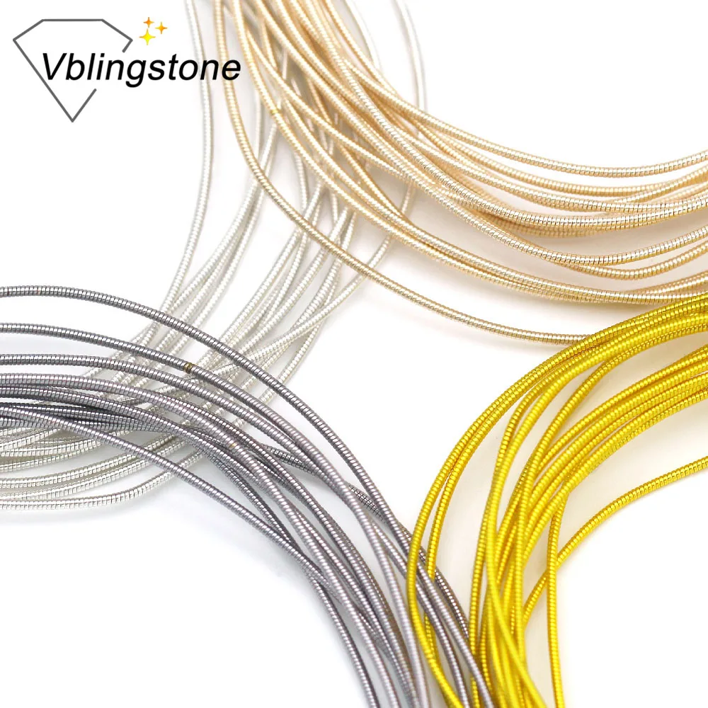 10g French Bullion Hard Wire 1MM Embroidery Thread Gimp Sewing Gold Work Copper Wire Handmade Jewelry Making jewelry making supplies craft supplies